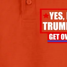 Yes I'm a Trump Girl Get Over It Republican Dry Zone Grid Performance Polo