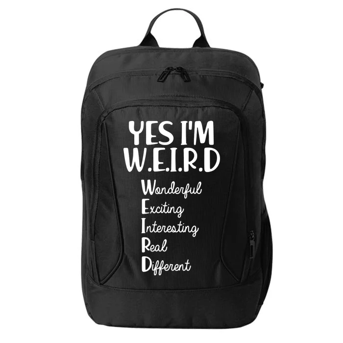 Yes I'm WEIRD City Backpack