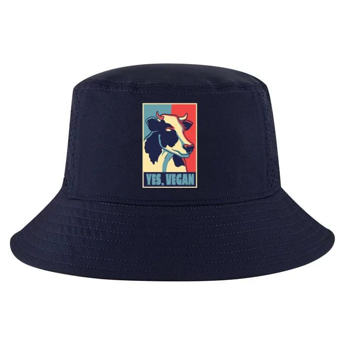 Yes Vegan Cow Cool Comfort Performance Bucket Hat