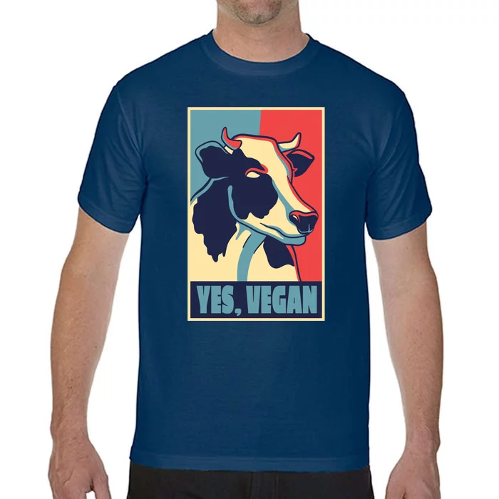 Yes Vegan Cow Comfort Colors T-Shirt