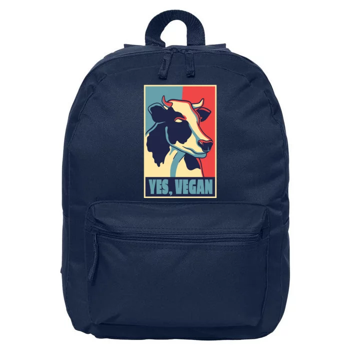 Yes Vegan Cow 16 in Basic Backpack