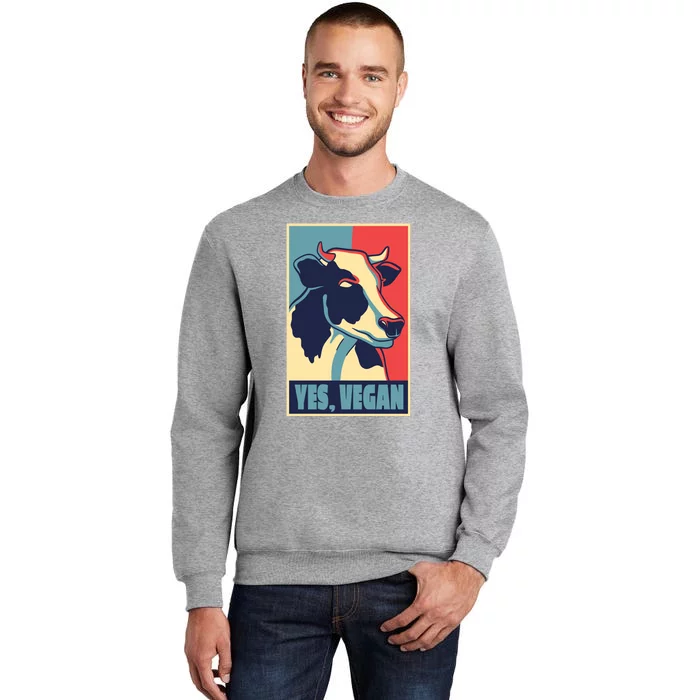 Yes Vegan Cow Tall Sweatshirt