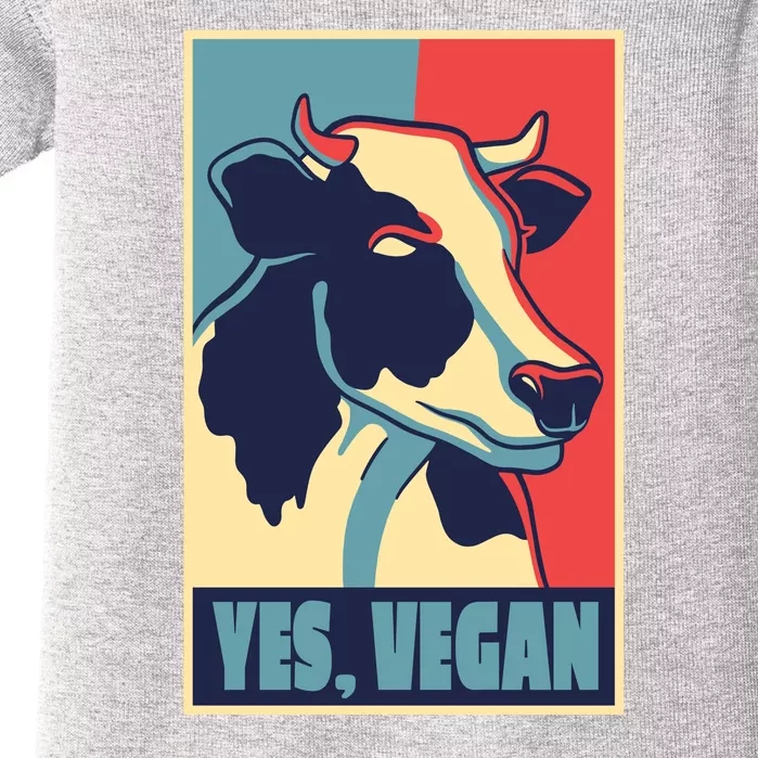 Yes Vegan Cow Baby Bodysuit