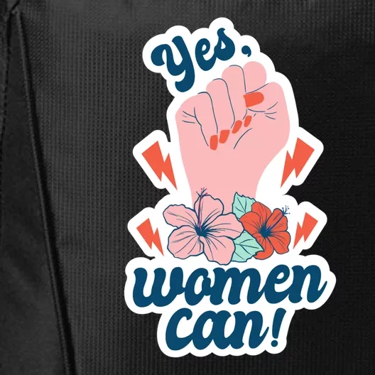 Yes Women Can Floral City Backpack