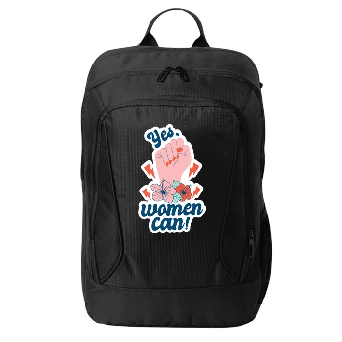 Yes Women Can Floral City Backpack