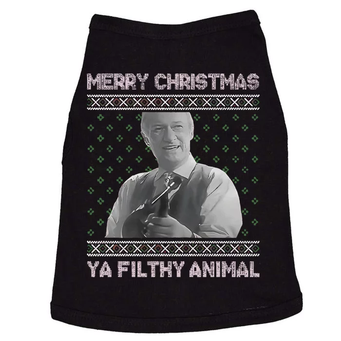 Ya Filthy Animal Tacky Merry Christmas Sweater Doggie Tank