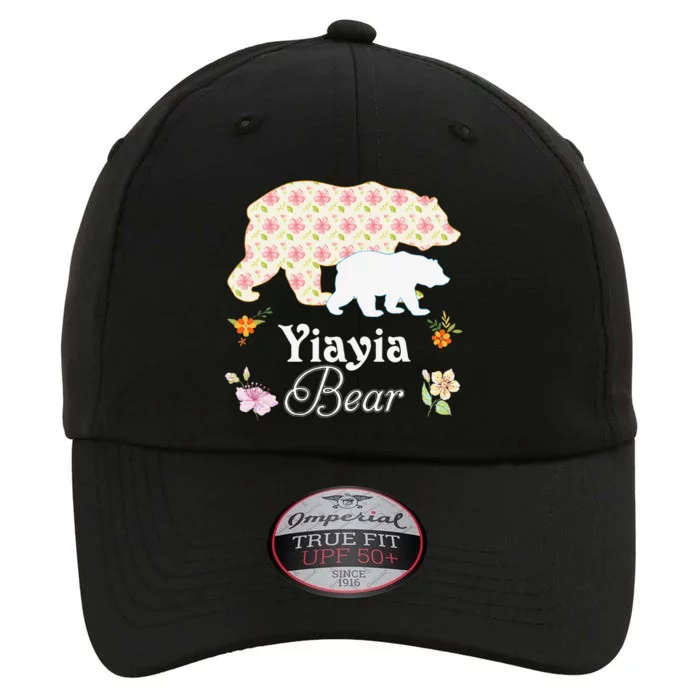 Yiayia Floral Bear Mommy Grandma Mother Father Day The Original Performance Cap