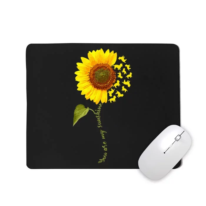 Yorkiepoo Floral Dog Lover Gift Mousepad