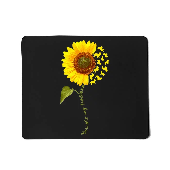 Yorkiepoo Floral Dog Lover Gift Mousepad