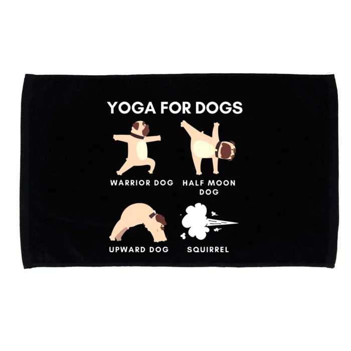 Yoga For Dogs Squirrel Funny Yoga Wear Microfiber Hand Towel