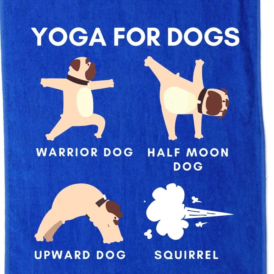 Yoga For Dogs Squirrel Funny Yoga Wear Platinum Collection Golf Towel