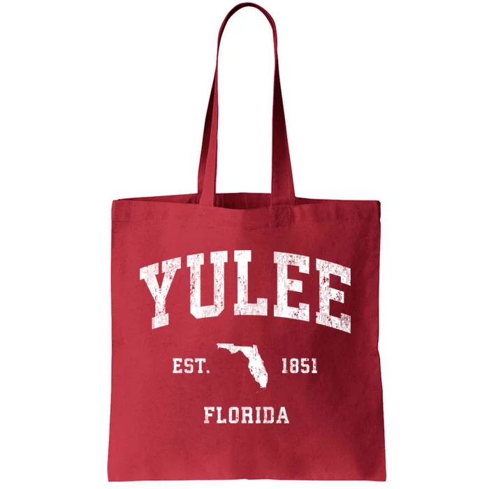 Yulee Florida Fl Vintage Athletic Tote Bag