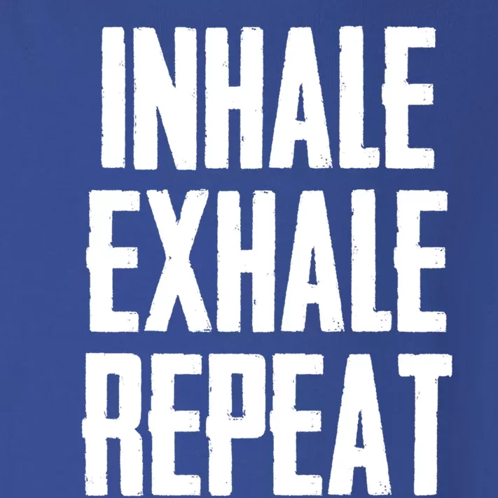 Yoga Funny Gift Inhale Exhale Repeat Inhale Love And Gratitude Gift Toddler Long Sleeve Shirt