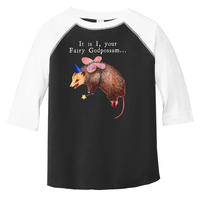 Your Fairy God Possum Funny Opossum Toddler Fine Jersey T-Shirt