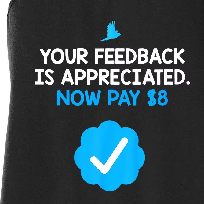 Your feedback is appreciated. Now pay $8 Verified Take Over Women's Racerback Tank