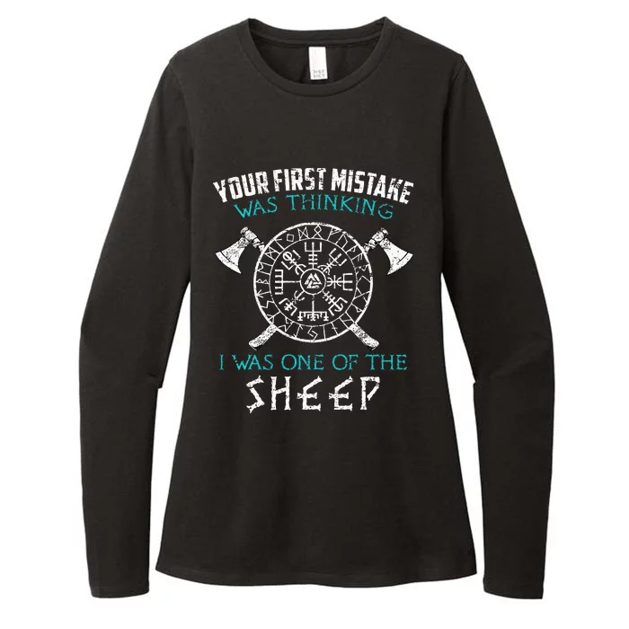 Your First Mistake Viking Norse Womens CVC Long Sleeve Shirt