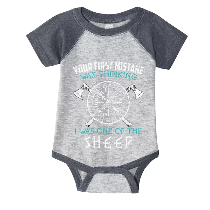 Your First Mistake Viking Norse Infant Baby Jersey Bodysuit