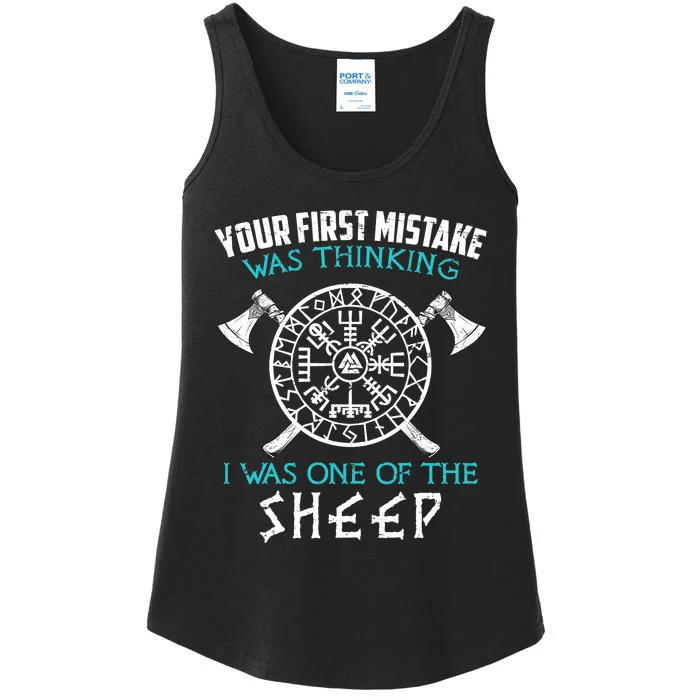 Your First Mistake Viking Norse Ladies Essential Tank