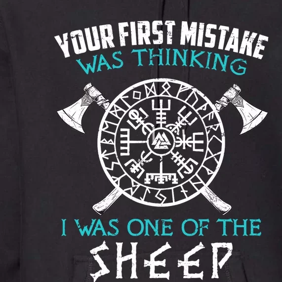 Your First Mistake Viking Norse Premium Hoodie