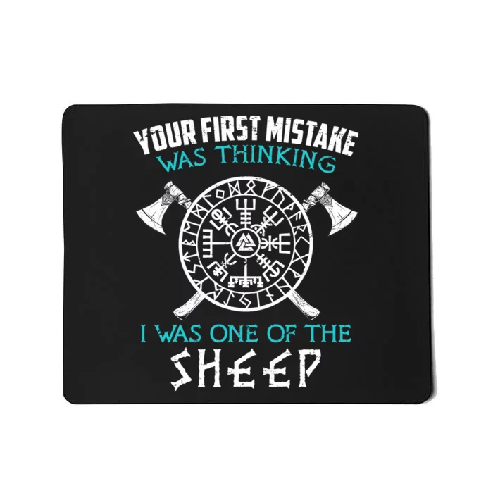 Your First Mistake Viking Norse Mousepad