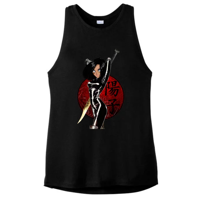 Yoko From Mars 10 Ladies Tri-Blend Wicking Tank