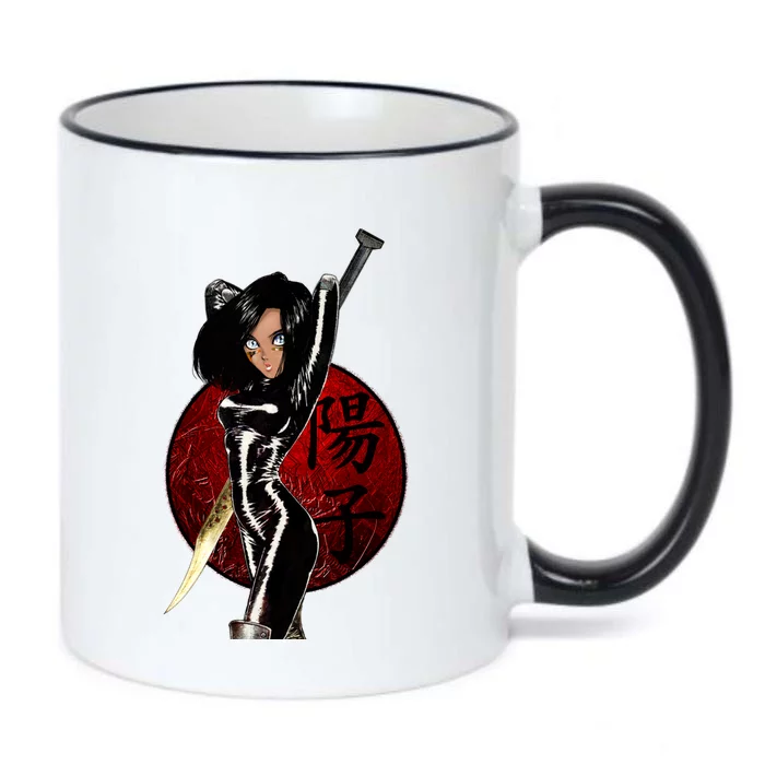 Yoko From Mars 10 Black Color Changing Mug