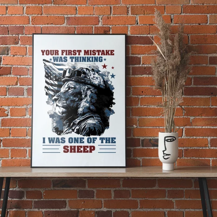 Your First Mistake Was Thinking I Was One Of The Sheep US Poster