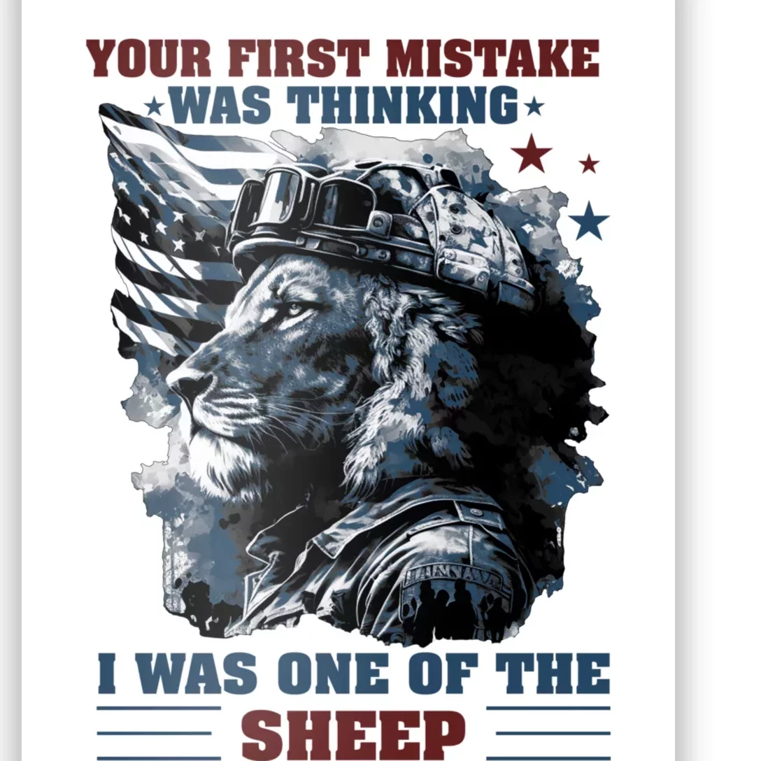 Your First Mistake Was Thinking I Was One Of The Sheep US Poster