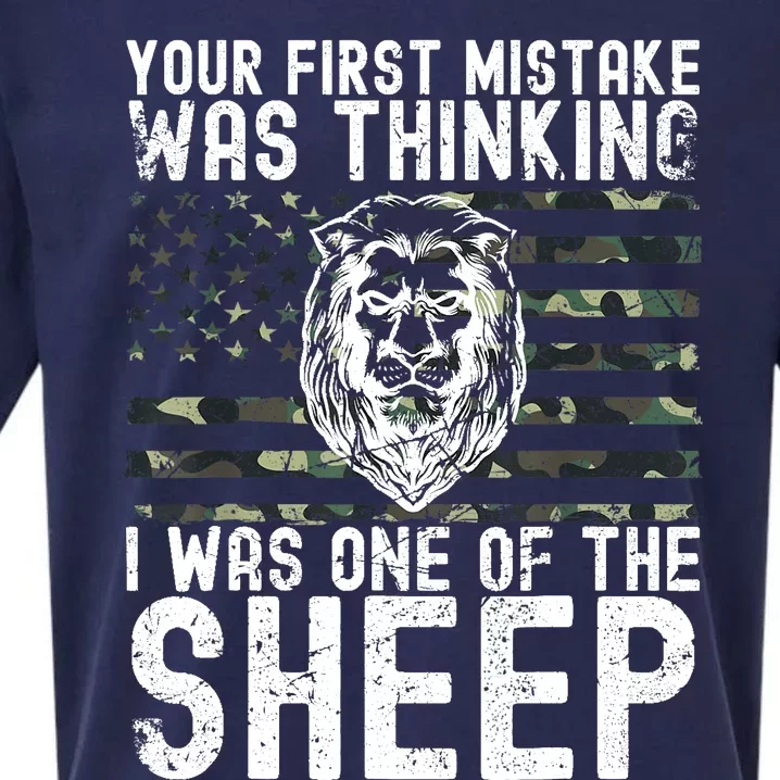 Your First Mistake Was Thinking I Was One Of The Sheep Sueded Cloud Jersey T-Shirt