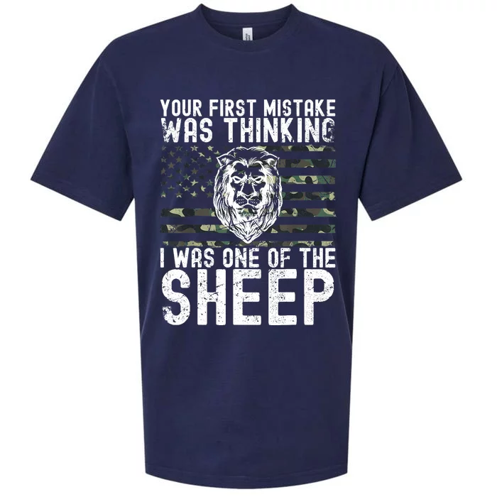 Your First Mistake Was Thinking I Was One Of The Sheep Sueded Cloud Jersey T-Shirt