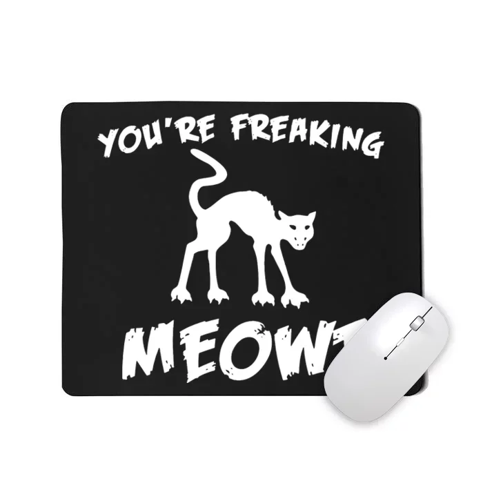 YouRe Freaking Meowt Mousepad