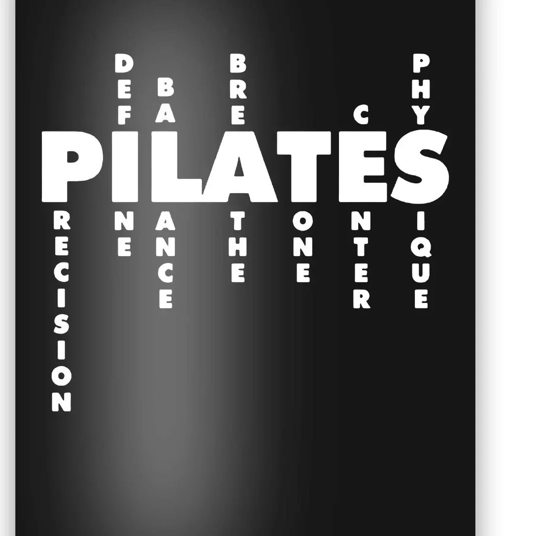 Yoga Fitness Pilates Lovers Workout Training Pilates Instructor Trainer Poster