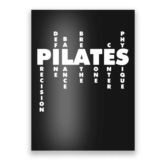 Yoga Fitness Pilates Lovers Workout Training Pilates Instructor Trainer Poster