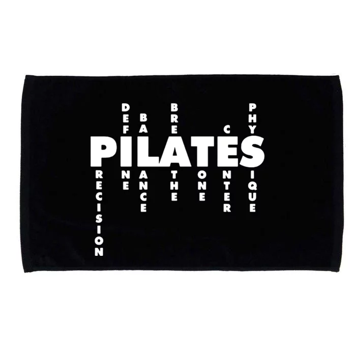 Yoga Fitness Pilates Lovers Workout Training Pilates Instructor Trainer Microfiber Hand Towel