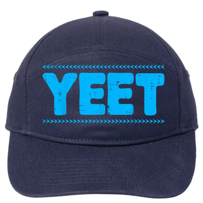 Yeet Funny Saying Quote Slang 7-Panel Snapback Hat