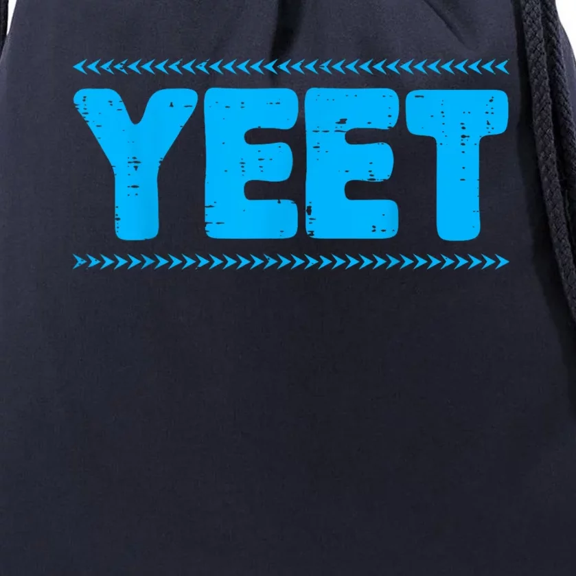 Yeet Funny Saying Quote Slang Drawstring Bag