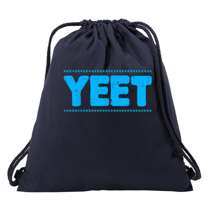 Yeet Funny Saying Quote Slang Drawstring Bag