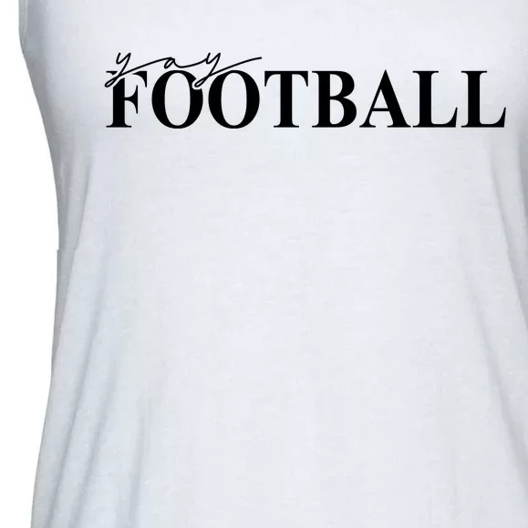 Yay Football Sport Lover Ladies Essential Flowy Tank