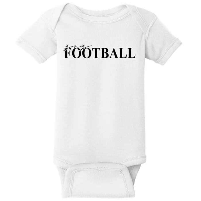 Yay Football Sport Lover Baby Bodysuit