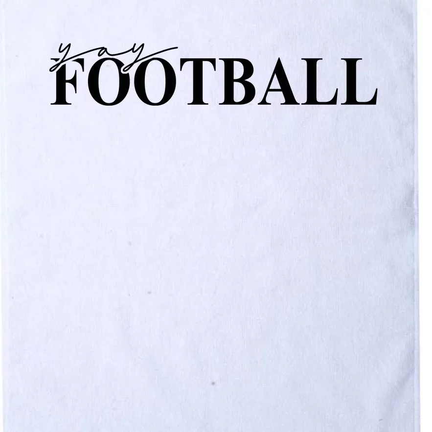 Yay Football Sport Lover Platinum Collection Golf Towel