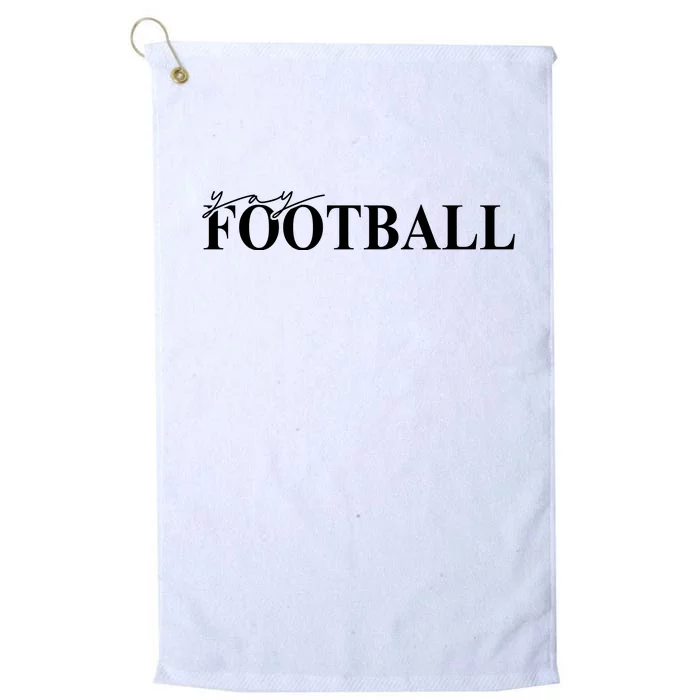 Yay Football Sport Lover Platinum Collection Golf Towel