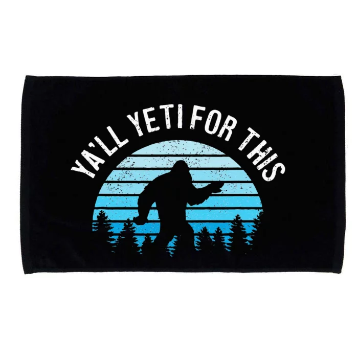 Yeti For This Funny Bigfoot Sasquatch Microfiber Hand Towel