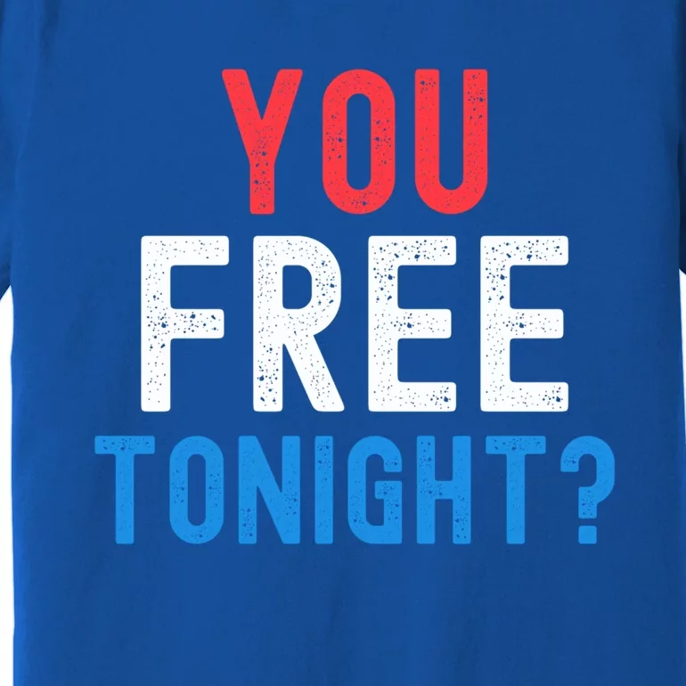 You Free Tonight? Funny Fourth Of July Humor Patriotic Great Gift Premium T-Shirt