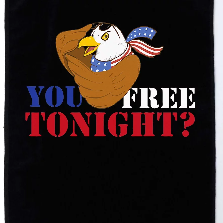 You Free Tonight Usa Eagle Of Freedom Platinum Collection Golf Towel