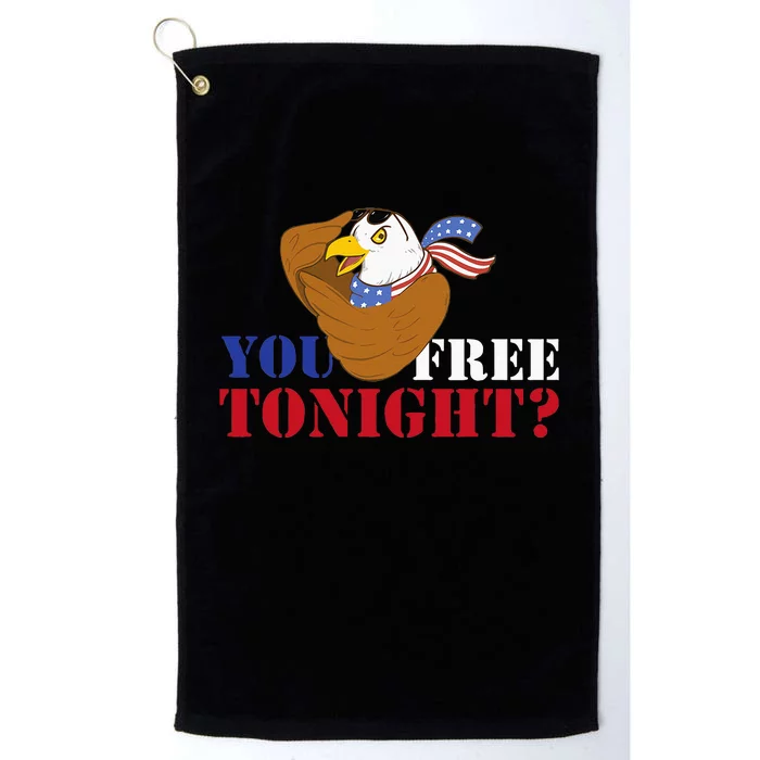 You Free Tonight Usa Eagle Of Freedom Platinum Collection Golf Towel