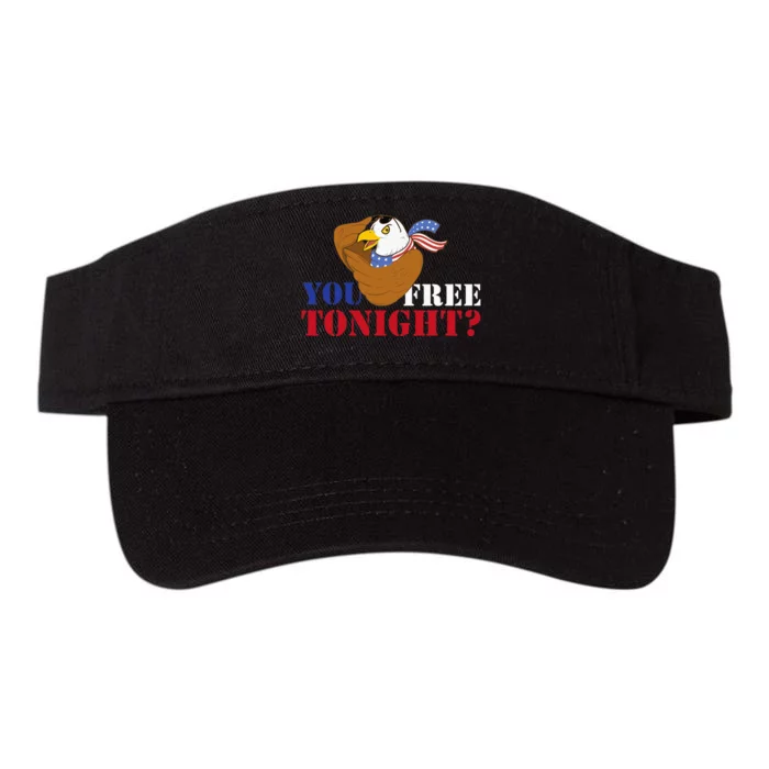 You Free Tonight Usa Eagle Of Freedom Valucap Bio-Washed Visor