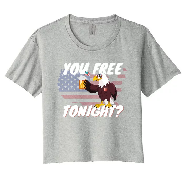 You Free Tonight Gift Women's Crop Top Tee