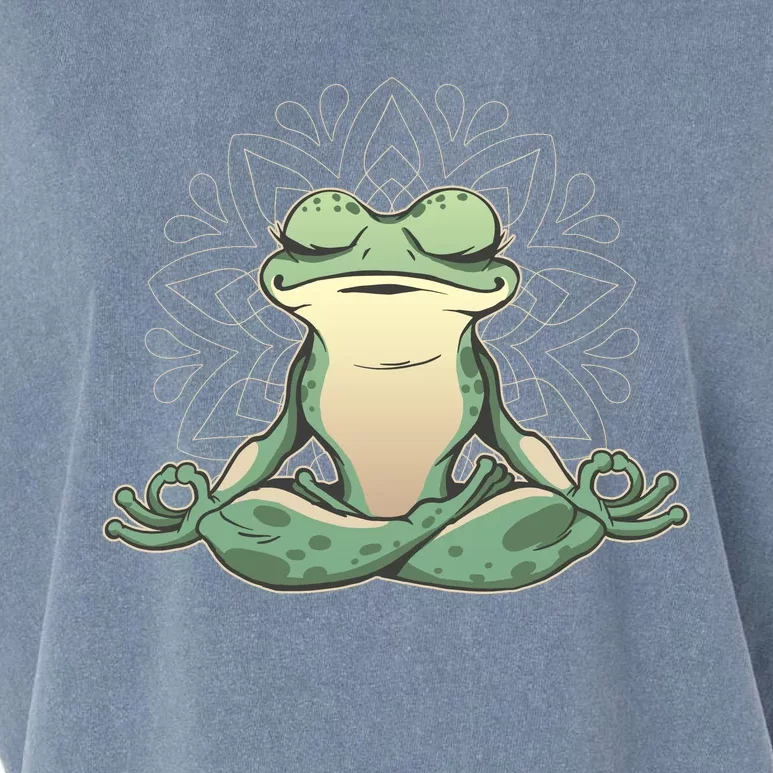 Yoga Frog Garment-Dyed Women's Muscle Tee