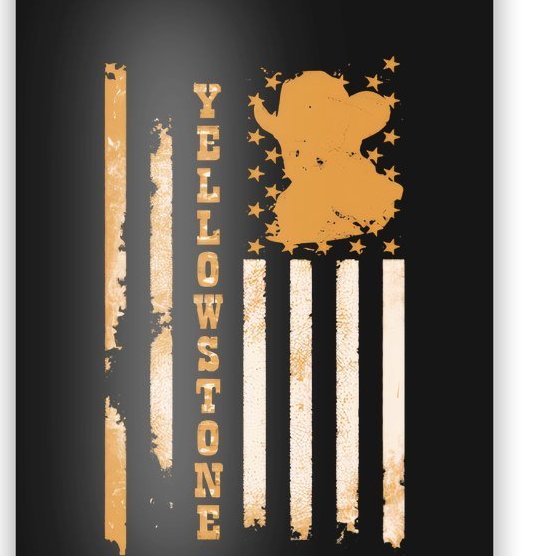 Yellowstonee Flag Poster