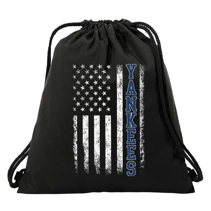 Y.A.N.K.E.E.S Flag Drawstring Bag